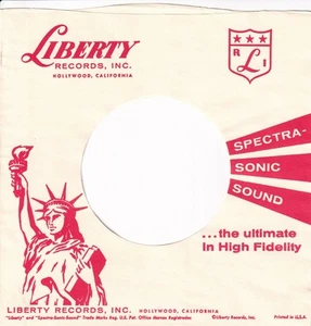 Liberty BigBoppa Reproduction Company Record Sleeves (5 Pack) - Picture 1 of 2