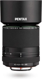 PENTAX 21277 HD DA 55-300mm F4.5-6.3 ED PLM WR RE Telephoto Zoom Lens  New - Picture 1 of 12