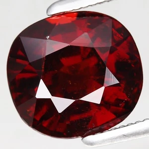 Cojín 2.8ct 8.1x7.6mm Natural Sin Calentar Namibia Naranja-Rojo Espesartita Granate - Imagen 1 de 4