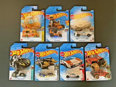 Hot Wheels Treasure Hunts Año Mixto Lote de 7 Lambo Jeep Quick Bite Twin Mill Foto 1 de 4