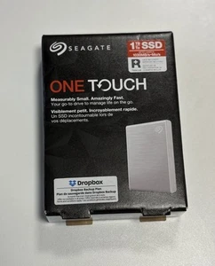 Seagate One Touch 1TB External SSD Solid State Drive USB 3.0 - New & Sealed - Picture 1 of 2