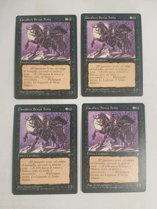 MTG Playset 4x Headless Horseman (Italian Legends/Black/C) - BGM - Picture 1 of 2