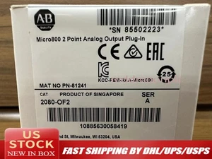 2080-OF2 nuevo Allen Bradley SER A Micro800 2 módulo de salida analógica nuevo sellado - Imagen 1 de 4