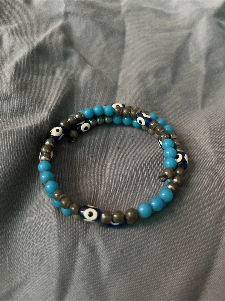 Blaues Armband Mit Türkischen Augen (Nazar Boncuk) - Bild 1 von 1