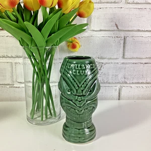 JEKYLL & HYDE CLUB Tazza Tiki Smalto Verde Tazza da Bar in Ceramica DW136G - Foto 1 di 9