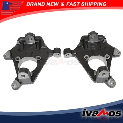 For Chevrolet Silverado 1500 2007-2013 14-2017 Pair of 2" Drop Lowering Spindles Foto 1 de 4