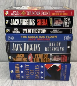 Jack Higgins Cassette Audio Book Bundle - 7 Audio Books - Picture 1 of 4
