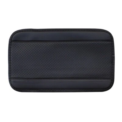 Capa protetora de braço tampa console de carro preta em relevo antiderrapante caixa central - Imagem 1 de 4