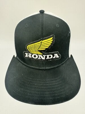 FX Honda Patch Snapback Mesh Trucker Hat Black/ White Adjustable - Image 1 of 4