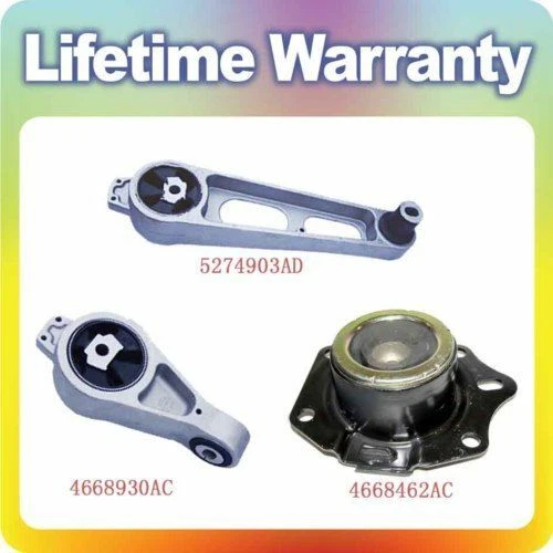 2000-2005 For DODGE NEON 2.0L Engine Motor Mount Set 3 2947 2948 2949 M131 - Image 1 of 2