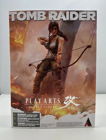 Tomb Raider - Lara Croft - Play Arts Kai Action Figure w/ Stand Cover