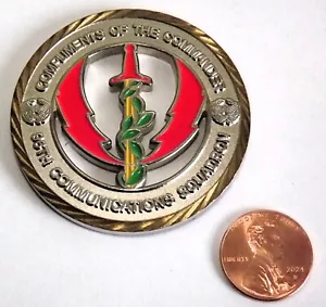 Challenge Coin - USAF - 96th Communications Squadron - Commander - Eglin AFB FL - Picture 1 of 2