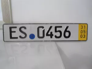 Nummernschild Kurzzeit ES 0456 - Bild 1 von 1