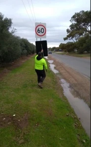 Traffic sign cover ups - Picture 1 of 6