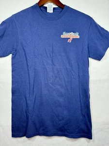 Camiseta Lake Tahoe de aspecto vintage cuello redondo azul talla pequeña - Imagen 1 de 7