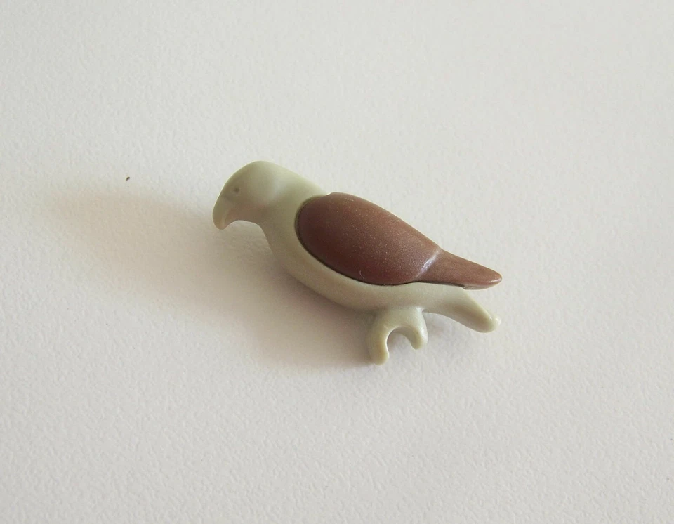 PLAYMOBIL (L5235) MOYEN-AGE - Faucon Gris Clair & Marron 3006 3628 3878 4865 - Photo 1/1