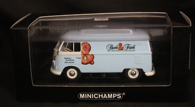 1:43 MINICHAMPS 430 052216 VW T1 Kastenwagen 1963 "Resch & Frisch", OVP - Bild 1 von 2