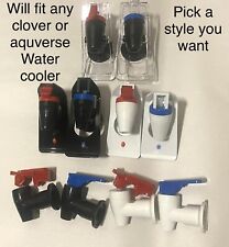 WATER COOLER AQUVERSE or CLOVER FAUCETS HOT AND COLD 