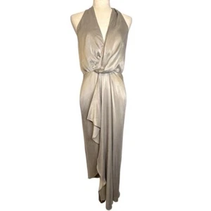 Significant Other Elaine Dress Taupe Beige Gown Asymetric High Low 6 REVOLVE - Picture 1 of 16