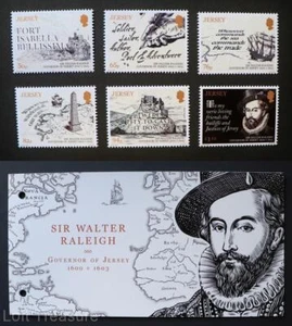 Jersey Stamps "Sir Walter Raleigh-Governor of Jersey" Presentation Pack MNH 2019 - Picture 1 of 6