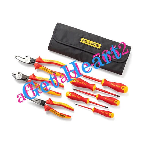 NEW Fluke IKST7 Insulated Hand Tools Starter Kit, 5 Screwdrivers, 3 Pliers - Image 1 of 1