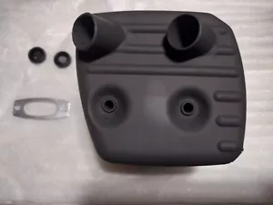 Dual port ( piped ) muffler for Husqvarna 3120XP. READ DESCRIPTION. - Picture 1 of 5