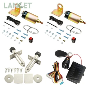 100lb 2 Door Shaved Door Handle Kit Popper Solenoid Street Rat Hot Rod Car Truck - Bild 1 von 12