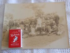 Kanmantoo, country SA. Antique group photo. hard card. over 100 y o. 21 x 16 cm