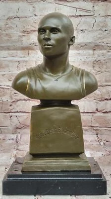 Bronze Bust Sculpture of Kobe Bryant on Marble Display Base Limited Edition Art - Image 1 of 4