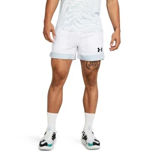 NWT Size 2XL - Under Armour Men's Baseline 5" Shorts 'White/Halogen Blue' - Picture 1 of 5