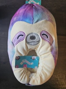 BNWT Size 8-9 (will fit Adult Women 10 - 12) Squishmallow Slippers Sadie Sloth - Picture 1 of 4
