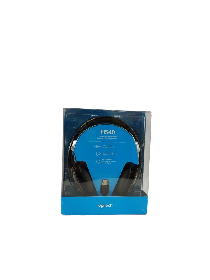 Logitech Stereo Kopfhörer H540 Wired Headset Mit Rauschunterdrückendes Mikrofon - Bild 1 von 1