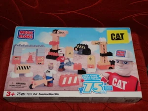 Mega Bloks CAT Caterpillar Construction Site 7828 75 Pieces 3+ - Picture 1 of 4