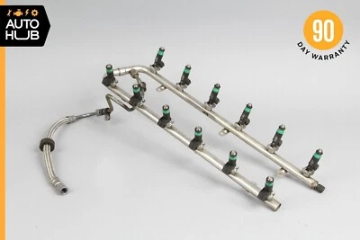 Carril inyector de combustible 03-14 Mercedes W221 S600 CL600 S65 AMG M275 2750700695 OEM Foto 1 de 4