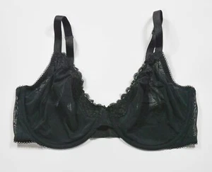 Reggiseno Victoria Secret Tease nero in pizzo a rete con ferretto taglia 38DDD - Foto 1 di 5