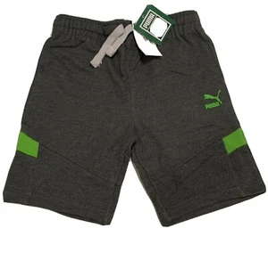 Gray Puma Shorts for Boys, Size 7 - Picture 1 of 2