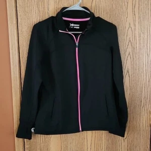 Xersion Performance Wear Women's Black With Pink jacket Size Small Petite* - Picture 1 of 4