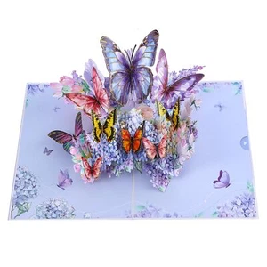 Butterfly Pop Up Card, Paper Pop Up Cards, Gifts for Women with Greeting Card... - Picture 1 of 7