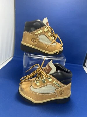 Timberland на шнуровке младенца и ребенка ясельного возраста поле ботинки размер: 6 США  - Изображение 1 из 4