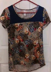 Camiseta LulaRoe Clásica Talla XS Usada Pero Apenas Si alguna vez Usada Muy Bonita - Imagen 1 de 3