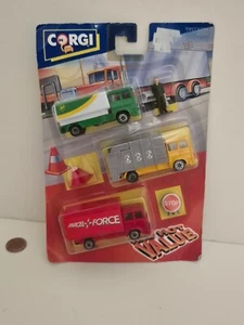 Vintage Corgi Die-Cast Truck Pack Set, 1992, Parcel Force, BP Tanker, Garbage - Picture 1 of 3