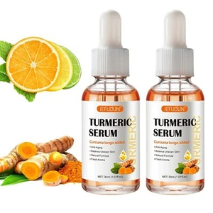 2 Pack Turmeric Serum for Dark Spots, Turmeric Dark Spot Corrector Serum for Acn - Picture 1 of 7