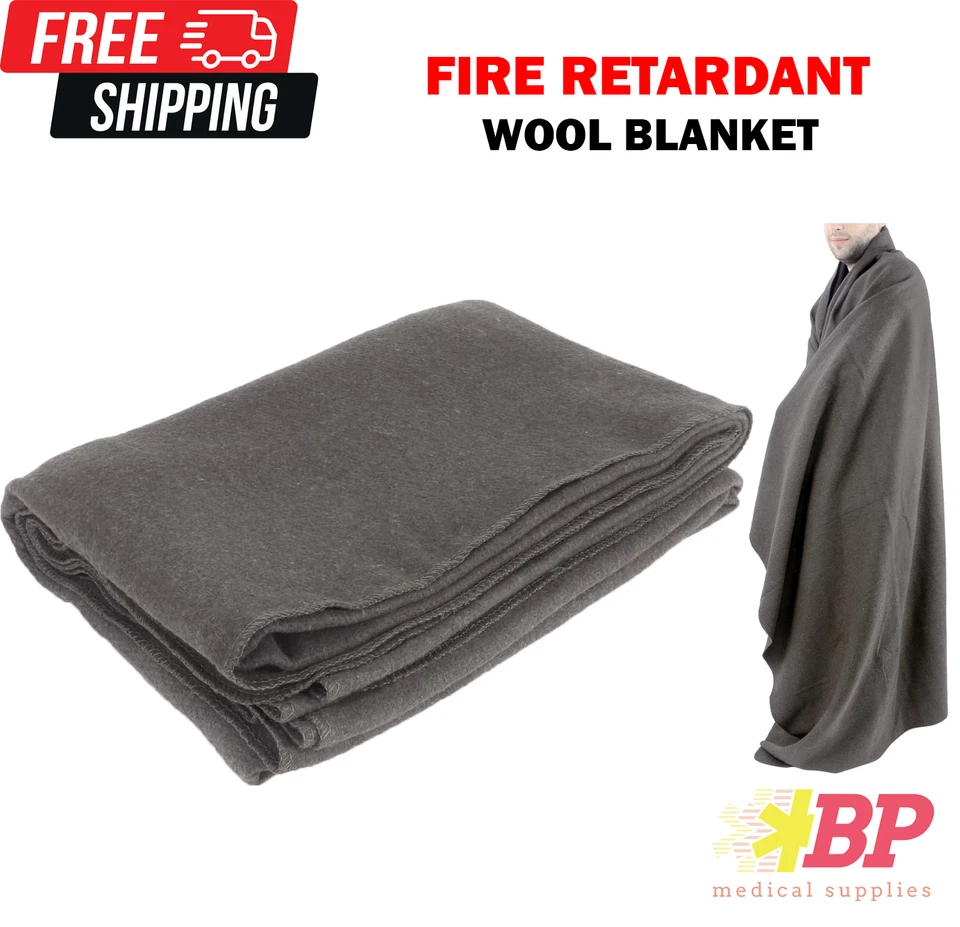 Ever Ready First Aid 1700040 Grey Fire Retardant Blanket