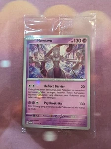 Pokémon TCG Indonesia Mewtwo Poke Ball Promo Holo 125/SV-P Sealed MINT - Picture 1 of 3