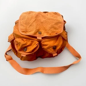 Vintage Lucky Brand Canvas Rucksack With Backpack Straps And Shoulder Strap Rare - Picture 1 of 15