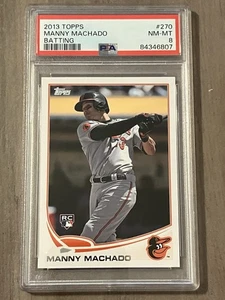 Manny Machado GRADED PSA : 2013 Topps PHOTO VARIATION SP Rookie Card RC. Orioles - Picture 1 of 2