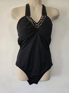 Laundry by Shelli Segal Los Angeles Black swimsuit Sz M - Bild 1 von 6