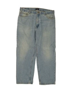 Pantalones de mezclilla rectos de calce relajado Dockers para hombre W38 L29 azul algodón DE34 - Imagen 1 de 3