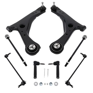 8PCS For 2008-2018 Dodge Grand Caravan Front Lower Control Arms Sway Bar Tie Rod - Picture 1 of 12