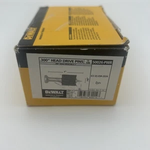 DEWALT 50026-PWR Head Drive Pin,1 in.,Silver & RED  100 CT - Picture 1 of 3